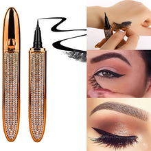 Lade das Bild in den Galerie-Viewer, Magic Self Adhesive Lashes Eyeliner Long Lasting No Glue Non Blooming Quick Drying Eyelashes Sticking Eye liner Pencil 6 color DSers