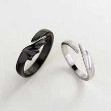 Load image into Gallery viewer, Angel And Devil Couple Rings 100% 925 Sterling Silver DSers