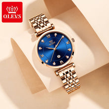 Lade das Bild in den Galerie-Viewer, Luxury Crystal Women Bracelet Watches Top Brand Fashion Diamond Ladies Quartz Watch Steel Female Wristwatch Montre Femme Relogio OMG Shop Zone
