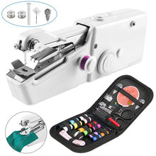 Lade das Bild in den Galerie-Viewer, New Portable Sewing Machine Mini Handheld Sewing Machine Cordless Electric Stitch Household Tool for Fabric Clothes