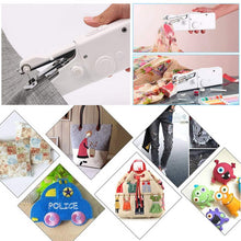 Lade das Bild in den Galerie-Viewer, New Portable Sewing Machine Mini Handheld Sewing Machine Cordless Electric Stitch Household Tool for Fabric Clothes