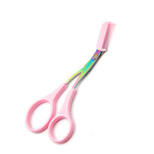 Lade das Bild in den Galerie-Viewer, Eyebrow Trimmer Scissor with Comb Facial Hair Removal Grooming Shaping Shaver Cosmetic Makeup Accessories DSers