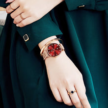 Lade das Bild in den Galerie-Viewer, Luxury Crystal Women Bracelet Watches Top Brand Fashion Diamond Ladies Quartz Watch Steel Female Wristwatch Montre Femme Relogio OMG Shop Zone