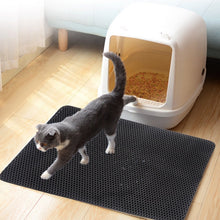 Lade das Bild in den Galerie-Viewer, Pet Cat Litter Mat Waterproof EVA Double Layer Cat Litter Trapping Pet Litter Box Mat Clean Pad Products For Cats Accessories