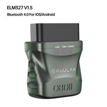 Lade das Bild in den Galerie-Viewer, ELM327 V1.5 OBD2 Scanner Bluetooth 4.0 OBD 2 Car Diagnostic Tool for IOS Android PC ELM 327 Scanner OBDII Reader