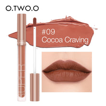 Load image into Gallery viewer, O.TWO.O Matte Velvet Liquid Lipstick Waterproof Rich Color Long Lasting Lips Makeup Lightweight Lip Gloss 12 Color OMG Shop Zone