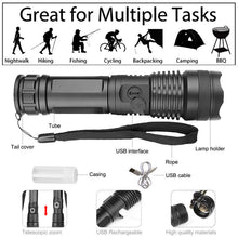 Load image into Gallery viewer, Best Camping & Outdoor Big Capacity Tactical Powerful LED Flashlight Blossom Online UG