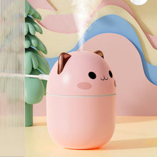 Lade das Bild in den Galerie-Viewer, 200ml Air Humidifier Cute Kawaiil Aroma Diffuser With Night Light Cool Mist For Bedroom Home Car Plants Purifier Humificador DSers