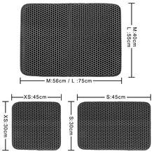 Lade das Bild in den Galerie-Viewer, Pet Cat Litter Mat Waterproof EVA Double Layer Cat Litter Trapping Pet Litter Box Mat Clean Pad Products For Cats Accessories