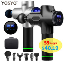 Lade das Bild in den Galerie-Viewer, Deep Tissue Muscle Massage Gun Body Shoulder Back Neck Massager Exercising Athletes Relaxation Slimming Shaping Pain Relief DSers