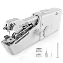 Lade das Bild in den Galerie-Viewer, Portable Mini Hand Sewing Machine Quick Handy Stitch Sew Needlework Cordless Clothes Fabrics Household Electric Sewing Machine OMG Shop Zone