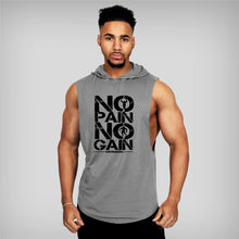Load image into Gallery viewer, Brand Gyms Clothing Mens Bodybuilding Hooded Tank Top Cotton Sleeveless Vest Sweatshirt Fitness Workout Sportswear Tops Male DSers
