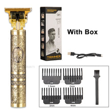 Lade das Bild in den Galerie-Viewer, T9 Electric Wireless Hair Trimmer Shaver Beard Trimmer Hair Cutting Machine For Barber Men