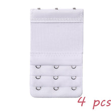 Lade das Bild in den Galerie-Viewer, 2 Hook Bra Extender For Women's Elastic Bra Extension Strap Hook Clip Expander Adjustable Belt Buckle Intimates 1/3/4 Pcs OMG Shop Zone