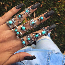 Lade das Bild in den Galerie-Viewer, 30 Styles of Trendy Boho Midi Knuckle Ring Set For Women Crystal Geometric Finger Rings Fashion Bohemian Jewelry DSers