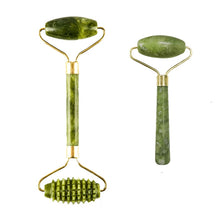Lade das Bild in den Galerie-Viewer, Massage Roller For Face and Body Jade Stone Natural Scraper DSers