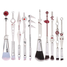 Lade das Bild in den Galerie-Viewer, 10pcs Anime Makeup Brushes Set Cosmetic Powder Eyeshadow Eyebrow Lip Make Up Tools Sharingan Akatsukic For Fans Brush Maquiagem OMG Shop Zone
