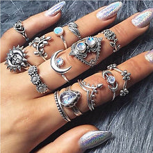 Lade das Bild in den Galerie-Viewer, 30 Styles of Trendy Boho Midi Knuckle Ring Set For Women Crystal Geometric Finger Rings Fashion Bohemian Jewelry DSers