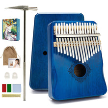 Lade das Bild in den Galerie-Viewer, 17 Keys Kalimba Thumb Piano High Quality Wood Mbira Body Musical Instruments With Learning Book Kalimba Piano Christmas Gift OMG Shop Zone