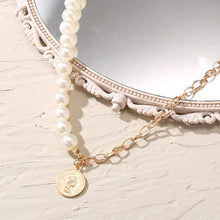 Lade das Bild in den Galerie-Viewer, 17KM Trendy Multilayered Butterfly Pearl Necklace For Women Fashion Sun Star Gold Pearl Choker Necklaces 2021 Trend Jewelry Gift DSers
