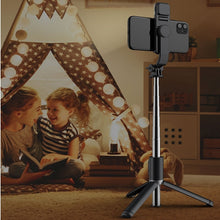 Lade das Bild in den Galerie-Viewer, Extendable 3 in 1 Wireless Bluetooth foldable Selfie Stick Tripod with shutter remote control DSers