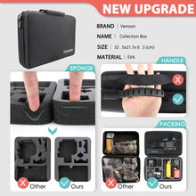 Lade das Bild in den Galerie-Viewer, Vamson for Gopro Accessories Set for go pro hero 9 8 7 6 5 4 kit 3 way selfie stick for Eken h8r / for yi EVA case VS77 OMG Shop Zone
