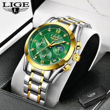 Lade das Bild in den Galerie-Viewer, LIGE 2020 New Gold Watch Women Watches Ladies Creative Steel Women's Bracelet Watches Female Waterproof Clock Relogio Feminino OMG Shop Zone