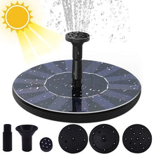 Lade das Bild in den Galerie-Viewer, Mini Solar Water Fountain Pool Pond Waterfall Fountain Garden Decoration Outdoor Bird Bath Solar Powered Fountain Floating Water