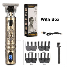 Lade das Bild in den Galerie-Viewer, T9 Electric Wireless Hair Trimmer Shaver Beard Trimmer Hair Cutting Machine For Barber Men
