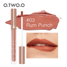 Load image into Gallery viewer, O.TWO.O Matte Velvet Liquid Lipstick Waterproof Rich Color Long Lasting Lips Makeup Lightweight Lip Gloss 12 Color OMG Shop Zone