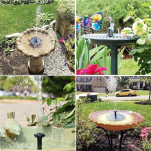 Lade das Bild in den Galerie-Viewer, Mini Solar Water Fountain Pool Pond Waterfall Fountain Garden Decoration Outdoor Bird Bath Solar Powered Fountain Floating Water