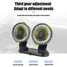 Load image into Gallery viewer, Car Dashboard Cooling Fan Adjustable USB Powered 3-Speed Blossom Online UG
