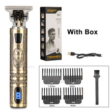Lade das Bild in den Galerie-Viewer, T9 Electric Wireless Hair Trimmer Shaver Beard Trimmer Hair Cutting Machine For Barber Men