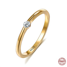 Lade das Bild in den Galerie-Viewer, 925 Sterling Silver Inlaid With Cubic Zircon Customize Ring Simple Multi-color Female Hot Fine Jewelry Wedding Lover Gift DSers