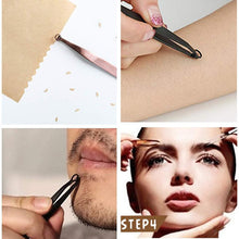 Lade das Bild in den Galerie-Viewer, Universal Nose Hair Trimming Tweezers Round Tip Eyebrow Tweezer Perfectly Stainless Steel Nose Hair Removal Tweezers
