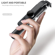 Lade das Bild in den Galerie-Viewer, Extendable 3 in 1 Wireless Bluetooth foldable Selfie Stick Tripod with shutter remote control DSers