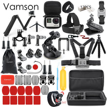 Lade das Bild in den Galerie-Viewer, Vamson for Gopro Accessories Set for go pro hero 9 8 7 6 5 4 kit 3 way selfie stick for Eken h8r / for yi EVA case VS77 OMG Shop Zone