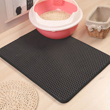 Lade das Bild in den Galerie-Viewer, Waterproof Pet Cat Litter Mat Foldable EVA Double-Layer Cats Mat Bottom Non-slip Pet Litter Cat Mat Layer Pet Litter Catcher Mat DSers