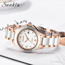 Lade das Bild in den Galerie-Viewer, SUNKTA - Rose Gold New Creative Waterproof Quartz Watches For Women OMG Shop Zone