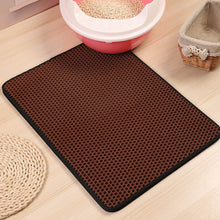 Lade das Bild in den Galerie-Viewer, Waterproof Pet Cat Litter Mat Foldable EVA Double-Layer Cats Mat Bottom Non-slip Pet Litter Cat Mat Layer Pet Litter Catcher Mat DSers