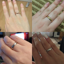 Lade das Bild in den Galerie-Viewer, Letdiffery Smooth Stainless Steel Couple Rings Gold Simple 4MM Women Men Lovers Wedding Jewelry Engagement Gifts DSers