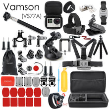 Lade das Bild in den Galerie-Viewer, Vamson for Gopro Accessories Set for go pro hero 9 8 7 6 5 4 kit 3 way selfie stick for Eken h8r / for yi EVA case VS77 OMG Shop Zone