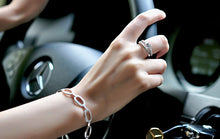 Lade das Bild in den Galerie-Viewer, Luxury Fashion 925 Real Sterling Silver AAAA CZ Stone Bridal Wedding Ring,Engagement Rings For Women DSers