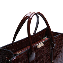 Lade das Bild in den Galerie-Viewer, Designer Fashion Crocodile Pattern Ladies Luxury Handbags OMG Shop Zone