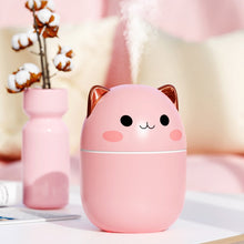 Lade das Bild in den Galerie-Viewer, 200ml Air Humidifier Cute Kawaiil Aroma Diffuser With Night Light Cool Mist For Bedroom Home Car Plants Purifier Humificador DSers