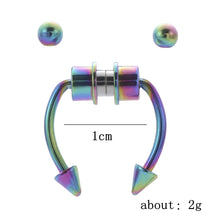 Lade das Bild in den Galerie-Viewer, New! - U Shaped - Fake Magnet Stainless Steel Nose Ring DSers