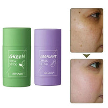 Lade das Bild in den Galerie-Viewer, Green Tea and Eggplant Deep Face Cleaning Portable Mask Stick DSers