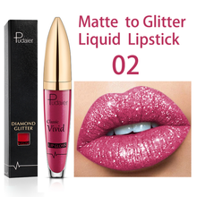 Lade das Bild in den Galerie-Viewer, 18 Colors Diamond Shimmer Glitter Lipg Loss Matte To Glitter Liquid Lipstick Waterproof Diamond Pearl Colour Lip Gloss Make Up DSers