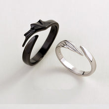 Load image into Gallery viewer, Angel And Devil Couple Rings 100% 925 Sterling Silver DSers