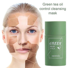 Lade das Bild in den Galerie-Viewer, Green Tea Cleansing Clay Stick Mask Acne Cleansing Beauty Skin Green Tea Moisturizing Hydrating Whitening Care Face DSers